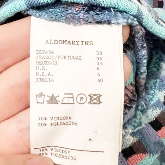 Aldomartins Blue Abstract Blazer - Picture 9 of 9